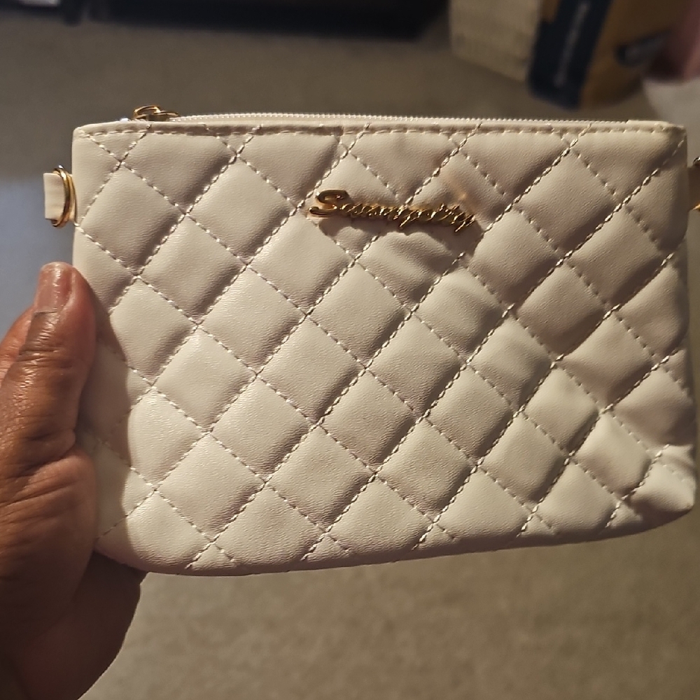 White Quilted Women's Bag